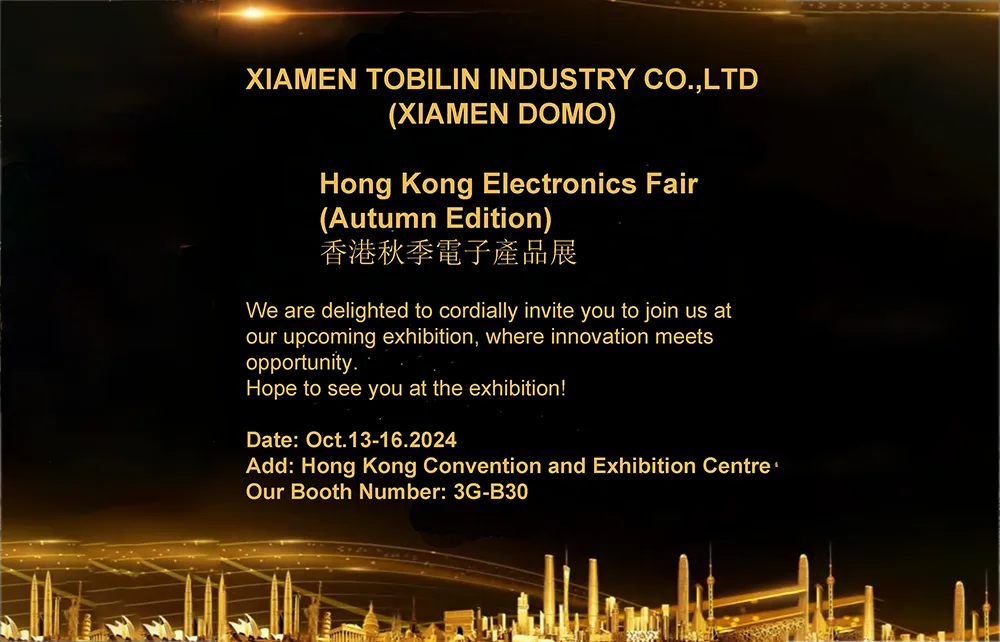 Hong Kong Electronics Fair Exhibition Invitation til innovativ sko tørretumbler